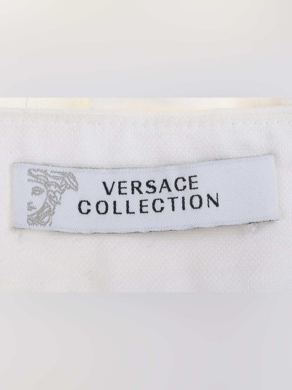 Versace Collection White cotton Women's Bermuda Shorts - Picture 5 of 7